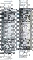 Electrical Switch Box: Steel, Rectangle, 3